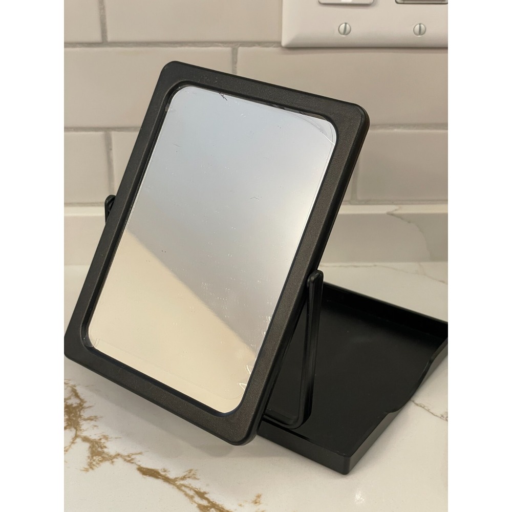 Mary Kay Folding Travel Makeup Mirror & Tray Stand Rotate Mesh Zippered Bag‎